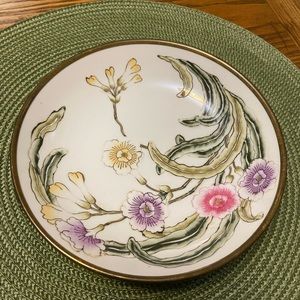 Vintage Porcelain & Brass Wares for Lord & Taylor Hand Painted in Hong Kong